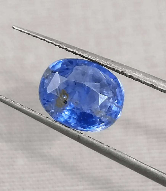 2.71ct Royal Blue Untreated Sapphire Burma Certified by GSI - SMSGEMS 