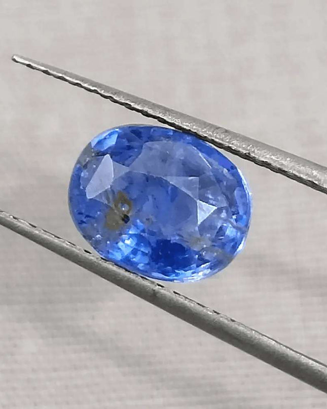 2.71ct Royal Blue Untreated Sapphire Burma Certified by GSI - SMSGEMS 