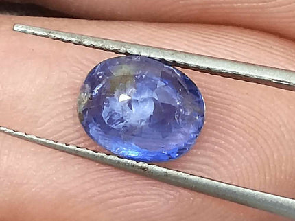 2.71ct Royal Blue Untreated Sapphire Burma Certified by GSI - SMSGEMS 