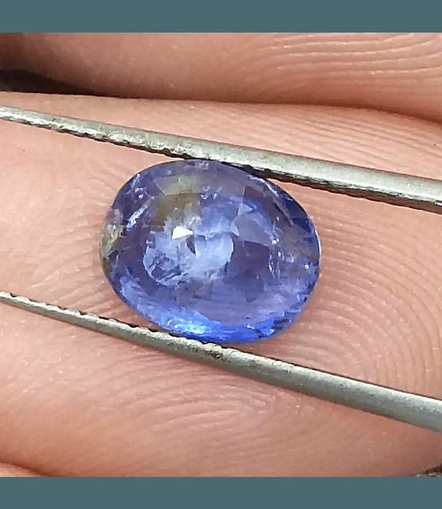 2.71ct Royal Blue Untreated Sapphire Burma Certified by GSI - SMSGEMS 