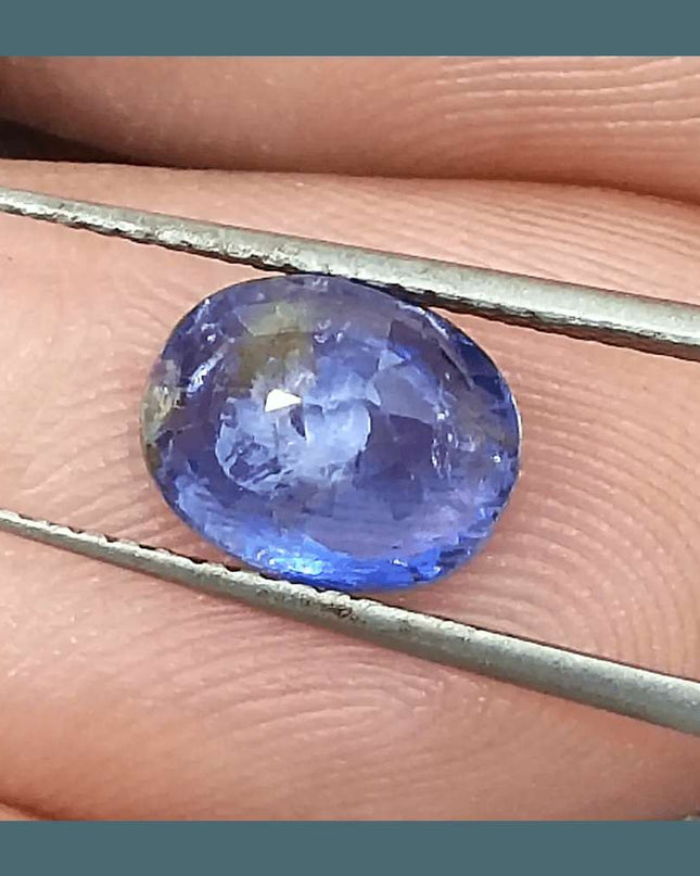 2.71ct Royal Blue Untreated Sapphire Burma Certified by GSI - SMSGEMS 