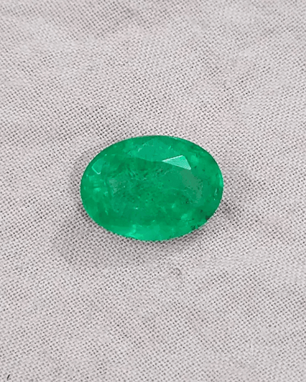 GSI Certified 2.77ct Zambian Emerald, Natural Gem - SMSGEMS 