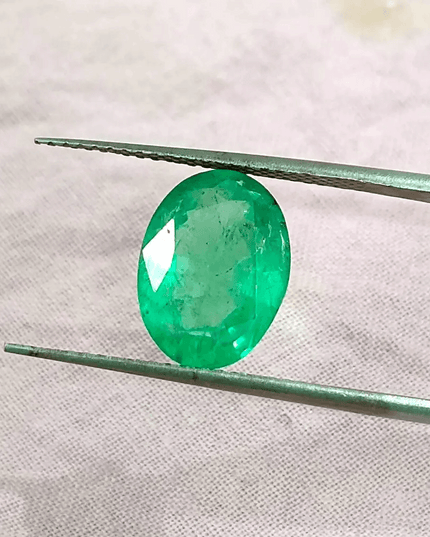 GSI Certified 2.77ct Zambian Emerald, Natural Gem - SMSGEMS 