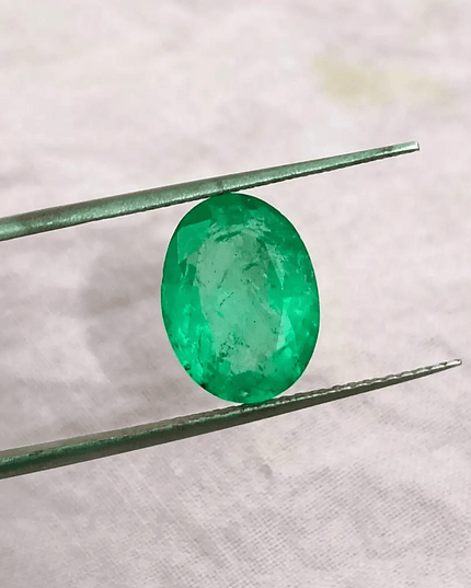 GSI Certified 2.77ct Zambian Emerald, Natural Gem - SMSGEMS 