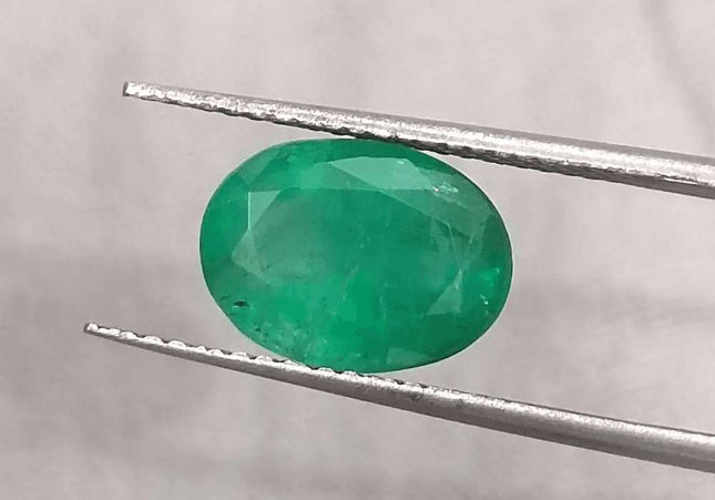 2.79ct Zambian Emerald GSI Certified Natural Gemstone - SMSGEMS 