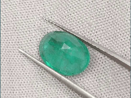2.79ct Zambian Emerald GSI Certified Natural Gemstone - SMSGEMS 