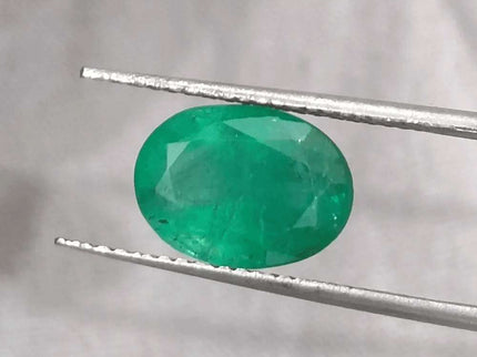 2.79ct Zambian Emerald GSI Certified Natural Gemstone - SMSGEMS 