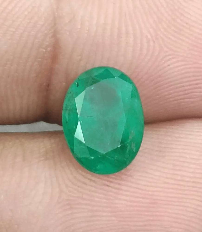 2.79ct Zambian Emerald GSI Certified Natural Gemstone - SMSGEMS 