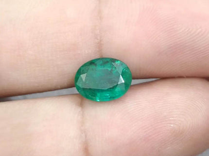 Emerald Deep Green GSI Certified Natural Gemstone - SMSGEMS 