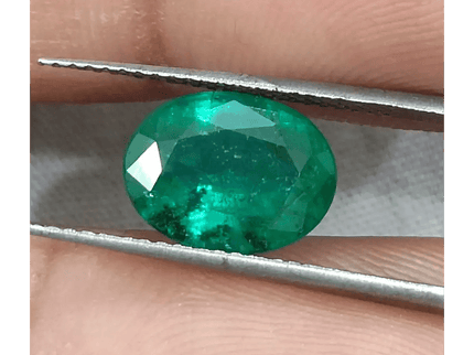 Emerald Deep Green GSI Certified Natural Gemstone - SMSGEMS 