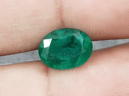Emerald Deep Green GSI Certified Natural Gemstone - SMSGEMS 