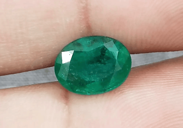 Emerald Deep Green GSI Certified Natural Gemstone - SMSGEMS 