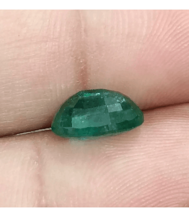 Emerald Deep Green GSI Certified Natural Gemstone - SMSGEMS 