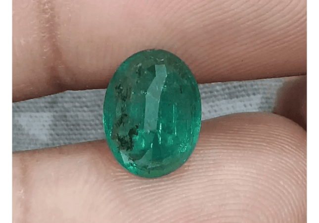 Emerald Deep Green GSI Certified Natural Gemstone - SMSGEMS 