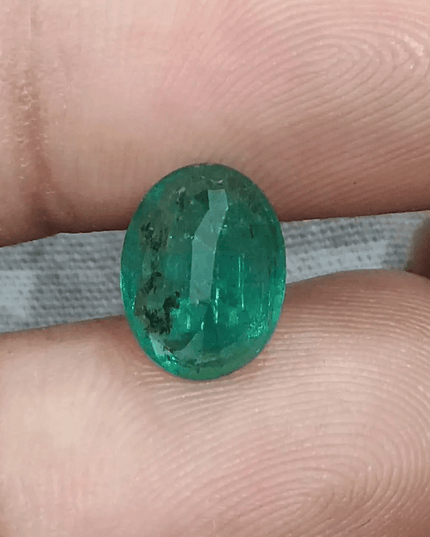 Emerald Deep Green GSI Certified Natural Gemstone - SMSGEMS 
