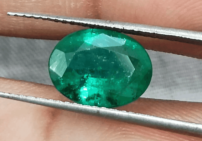 Emerald Deep Green GSI Certified Natural Gemstone - SMSGEMS 