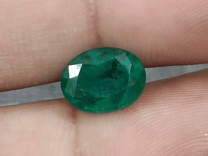 Emerald Deep Green GSI Certified Natural Gemstone - SMSGEMS 