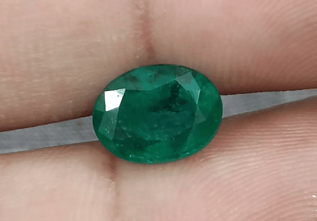 Emerald Deep Green GSI Certified Natural Gemstone - SMSGEMS 