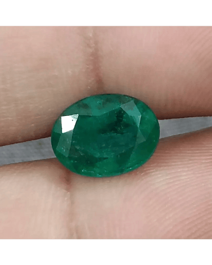 Emerald Deep Green GSI Certified Natural Gemstone - SMSGEMS 