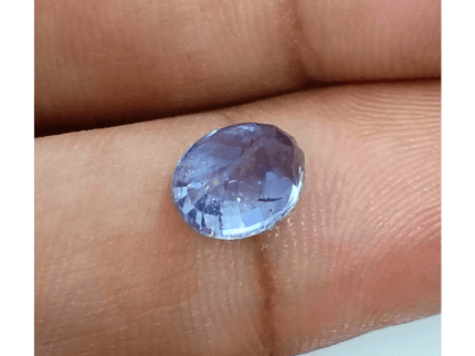 GSI Certified 2.83ct Blue Ceylon Sapphire , Natural Untreated Earth Mined Gemstone - SMSGEMS 