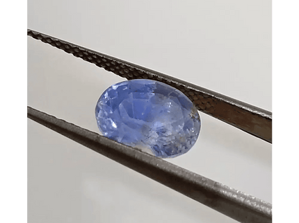 GSI Certified 2.83ct Blue Ceylon Sapphire , Natural Untreated Earth Mined Gemstone - SMSGEMS 
