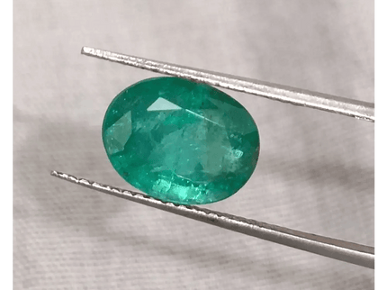Emerald Deep Green Natural Gemstone GSI Certified 88ct - SMSGEMS 