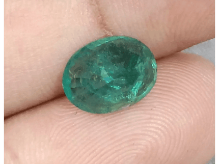 Emerald Deep Green Natural Gemstone GSI Certified 88ct - SMSGEMS 