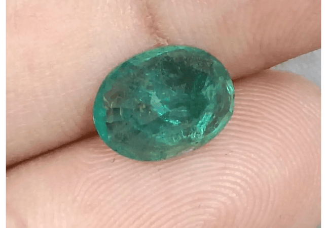 Emerald Deep Green Natural Gemstone GSI Certified 88ct - SMSGEMS 