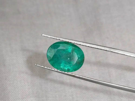Emerald Deep Green Natural Gemstone GSI Certified 88ct - SMSGEMS 