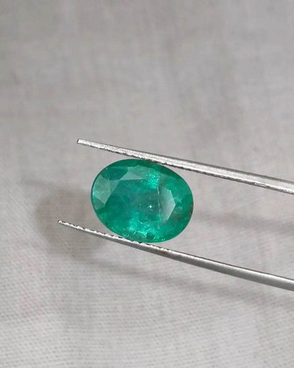 Emerald Deep Green Natural Gemstone GSI Certified 88ct - SMSGEMS 