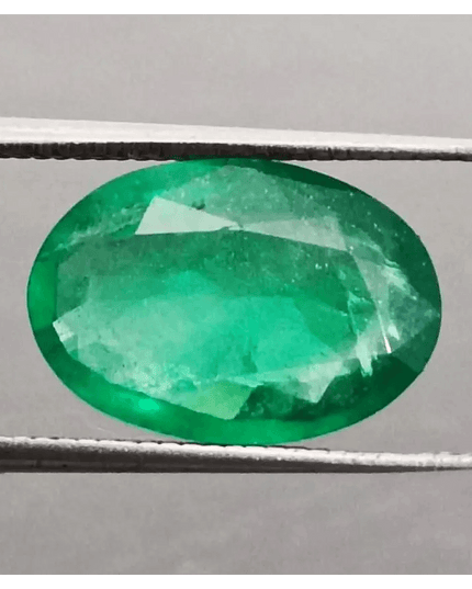 GSI Certified 2.97ct Vivid Green Swat Emerald, Natural Gemstone - SMSGEMS 