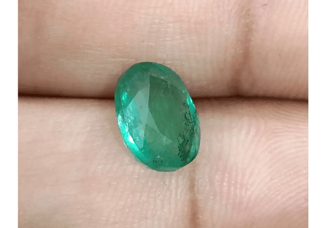 GSI Certified 2.99ct Zambian Emerald, 100% Natural Gemstone - SMSGEMS 