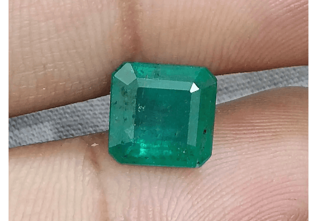 3.03ct Zambian Emerald Natural Gemstone - SMSGEMS 