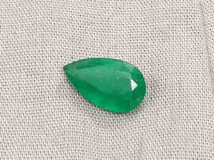 GSI Certified 3.06ct Velvet Green Emerald Natural Earth Mined Gemstone - SMSGEMS 