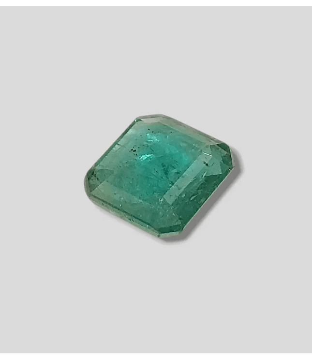 GSI Certified 3.07ct Zambian Emerald, 100% Natural Gemstone - SMSGEMS 