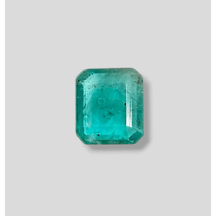 GSI Certified 3.07ct Zambian Emerald, 100% Natural Gemstone - SMSGEMS 