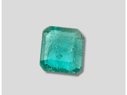 GSI Certified 3.07ct Zambian Emerald, 100% Natural Gemstone - SMSGEMS 