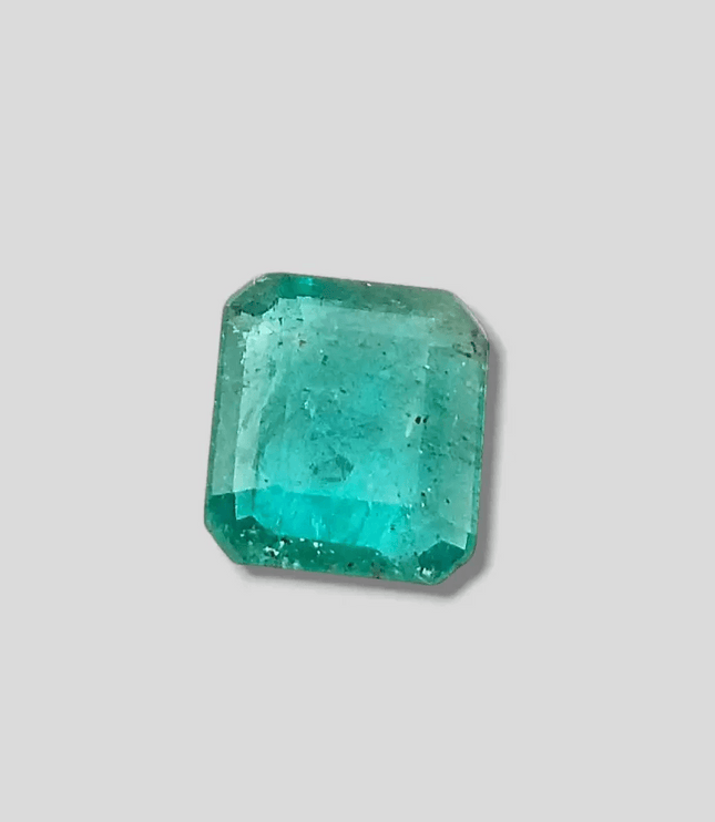 GSI Certified 3.07ct Zambian Emerald, 100% Natural Gemstone - SMSGEMS 