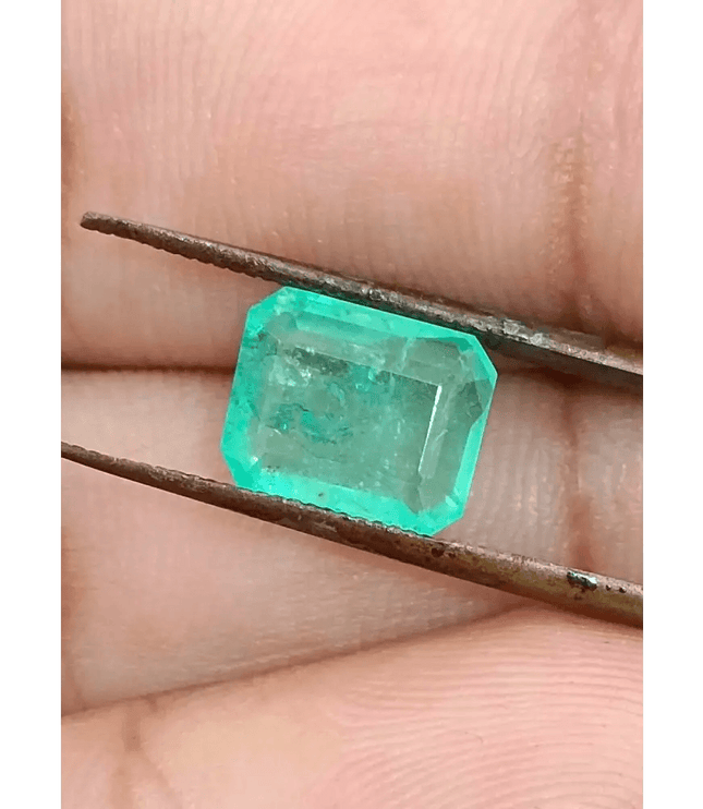 GSI Certified 3.09ct Ethiopian Emerald, 100% Natural Gemstone - SMSGEMS 