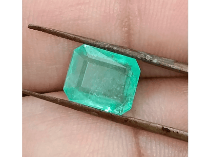GSI Certified 3.09ct Ethiopian Emerald, 100% Natural Gemstone - SMSGEMS 
