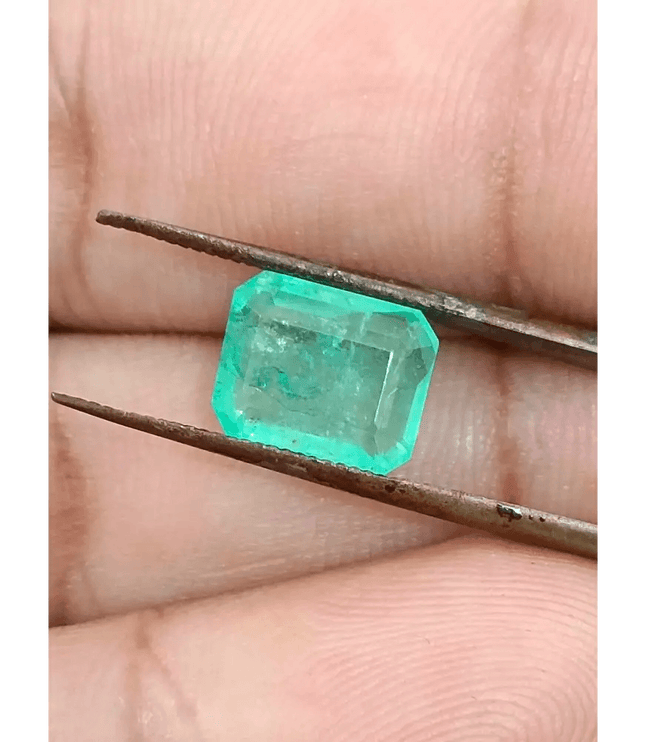 GSI Certified 3.09ct Ethiopian Emerald, 100% Natural Gemstone - SMSGEMS 