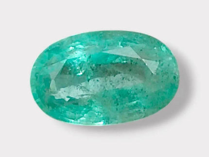 GSI Certified 3.11ct Pastel Green Emerald, 100% Natural Gemstone - SMSGEMS 