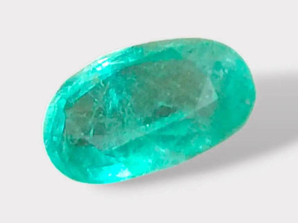 GSI Certified 3.11ct Pastel Green Emerald, 100% Natural Gemstone - SMSGEMS 