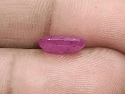 3.12ct Mozambique Ruby Natural Untreated Gemstone GSI Certified - SMSGEMS 