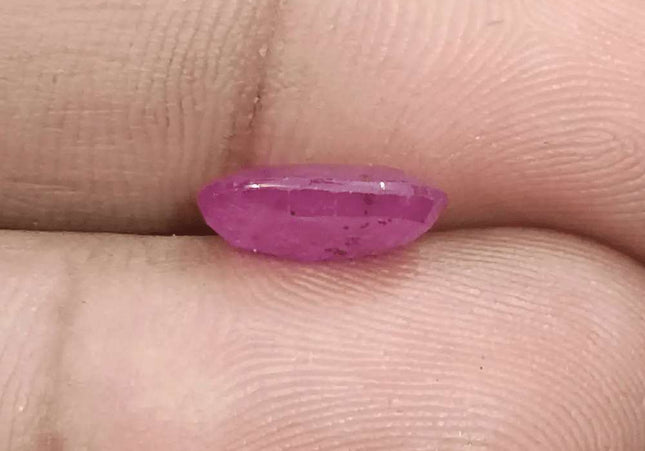 3.12ct Mozambique Ruby Natural Untreated Gemstone GSI Certified - SMSGEMS 