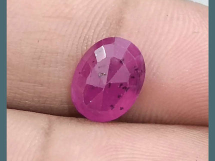 3.12ct Mozambique Ruby Natural Untreated Gemstone GSI Certified - SMSGEMS 