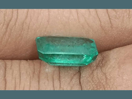 3.14ct Zambian Emerald GSI Certified - SMSGEMS 