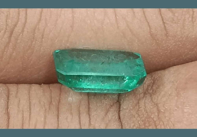 3.14ct Zambian Emerald GSI Certified - SMSGEMS 