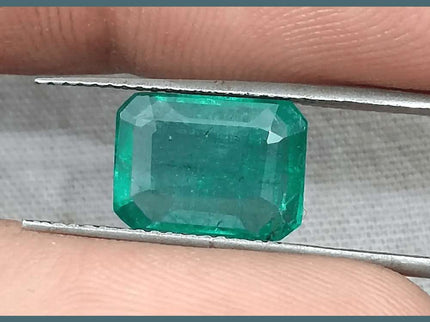 3.14ct Zambian Emerald GSI Certified - SMSGEMS 