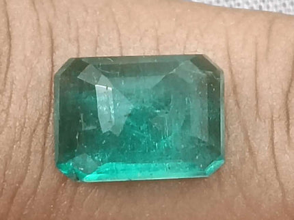 3.14ct Zambian Emerald GSI Certified - SMSGEMS 